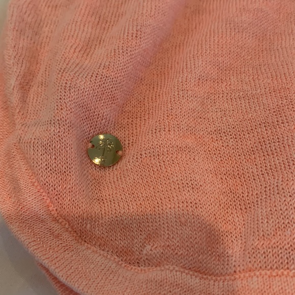Lilly Pulitzer peach sleeveless sweater - Picture 2 of 4